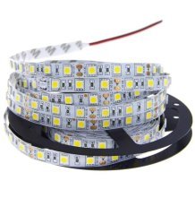 Royaltech SL-344 Yeşil Işık IP65 Dış Mekan Silikonlu 12v 5050 3 Çip SMD Şerit Led 5 Metre