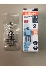 Osram 64428 Halostar Oven 20W 300 Lümen 2900K Sarı Işık 12V G4 Duy 300°C Isıya Dayanıklı Halojen Fırın Ampulü