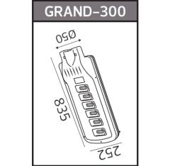 Horoz 074-009-0300 Grand-300 6400k Beyaz Işık Solar Sokak Lambası Kumandalı