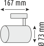 Helios HS 2443 40W Ray Spot Siyah Kasa Beyaz Işık