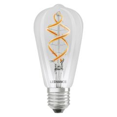 Osram Ledvance Smart 4.5W RGBW ST64 Edison Şeffaf Cam Akıllı Filament Rustik LED Ampul