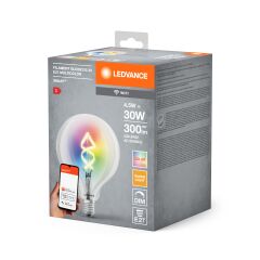 Osram Ledvance Smart 4.5W RGBW Şeffaf Cam Akıllı Filament Glop LED Ampul