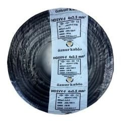 Öznur TTR 4x2,5 mm2 Kablo Beyaz H05VV-F