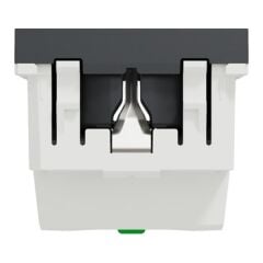 Schneider New Unica NU305754 2 Modül 16A Mat Antrasit Vidasız Terminalli Çocuk Korumalı Topraklı Schuko Priz