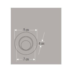 Cata CT-5252 Akik 7W 6400K Beyaz Işık Cob Led Saten Kasa Spot Armatür