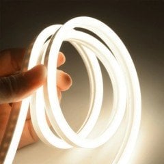 İnoled 4342-01 12V DC Beyaz Işık 6500K Şerit Neon Led 5 Metre