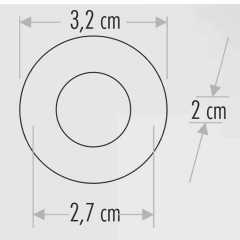 Cata CT-5270 1,5W Yıldız Spot Power Led Satin Kasa Beyaz Işık