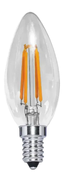 Helios HS-2055 7W 4000K Doğal Beyaz  E14 İnce Duy Rustik Mum LED Ampul