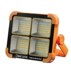 Horoz TURBO-400 400W 3 Renk Dimli Powerbank Özellikli SOS Çakarlı Turuncu Şarjlı Solar LED Projektör