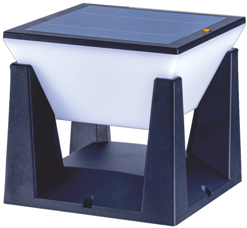 Helios HS-5664 Femi 60W 3 Renk Fonksiyonlu Solar Güneş Enerjili Set Üstü Bahçe Armatürü