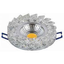 Kendal K2 KKS 160 5W 3000K Günışığı Dekoratif Beyaz Cam Kristal Led Spot Armatür