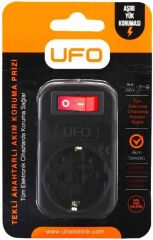 Ufo Akım Korumalı Priz Anahtarlı