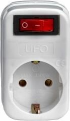 Ufo Akım Korumalı Priz Anahtarlı