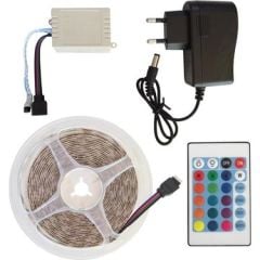 Ledon 5 Metre RGB Şerit Led Seti Yarı Silikonlu