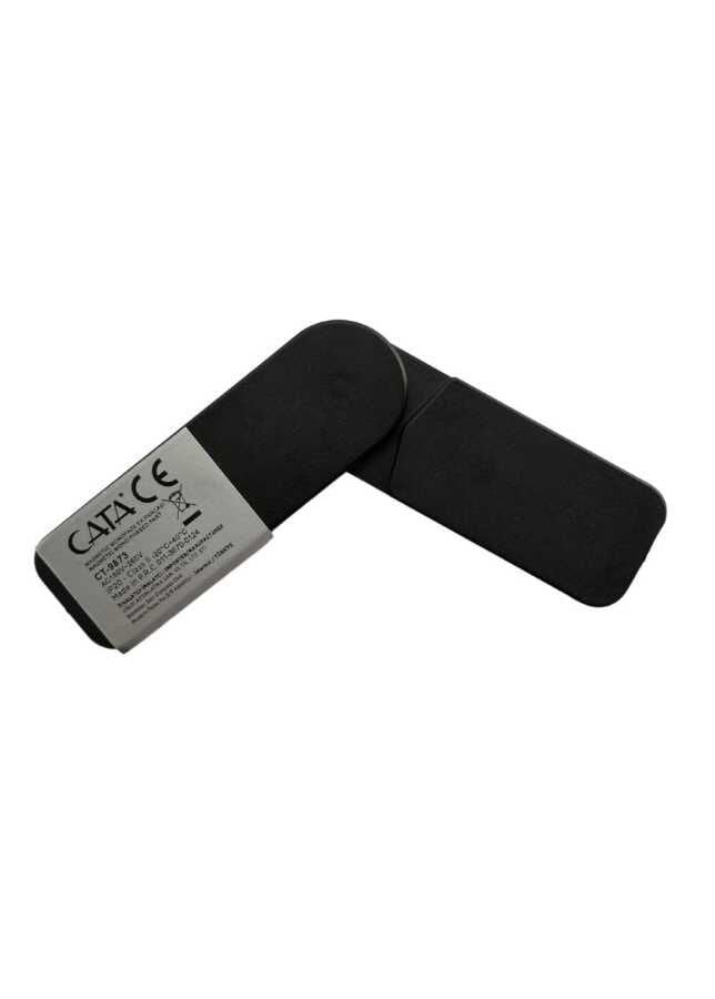Cata CT-9873 Magnetic Armatür Rayı L Tip Ek Parçası Siyah