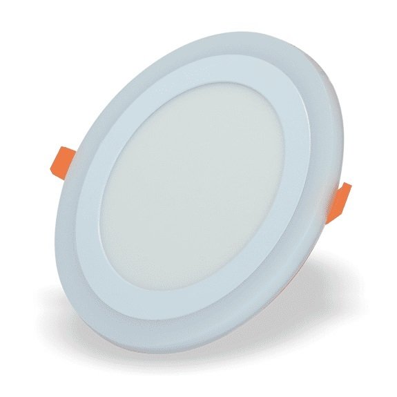 Global 2 in 1 18W+6W Mavi+ Günışığı Sıva Altı Yuvarlak Led Panel Armatür Çift Kademe