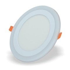 Global 2 in 1 18W+6W Mavi+ Günışığı Sıva Altı Yuvarlak Led Panel Armatür Çift Kademe