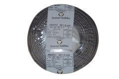 Öznur TTR 3x1,5 mm2 Kablo Siyah H05VV-F