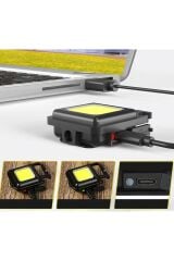 HIGHTEK HT3239 Napolyon Mini 5W COB LED Şarj Edilebilir Mıknatıslı Şişe Açacaklı Anahtarlık Kamp ve Acil Durum Şarjlı El Feneri