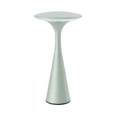 Braytron BK06-00092 BRY Tower 3W 300 Lümen 3CCT (3 Renkli) IP44 Şarj Edilebilir Yeşil Metal Gövde Dokunmatik LED Masa Lambası