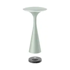 Braytron BK06-00092 BRY Tower 3W 300 Lümen 3CCT (3 Renkli) IP44 Şarj Edilebilir Yeşil Metal Gövde Dokunmatik LED Masa Lambası