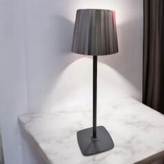 Horoz Merida 050-001-0001-020 3 Renkli Dimli Şarjlı LED Masa Lambası Siyah