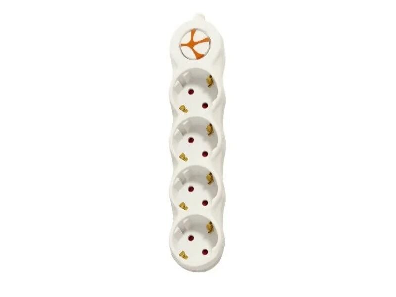 Tunçmatik TSK19061 Powerstrip 4'lü Anahtarlı Topraklı Çocuk Korumalı 3 Metre 2500W Grup Priz