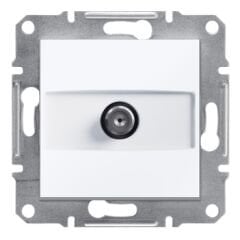 Schneider Electric Asfora EPH3770121 Beyaz SAT Prizi Çerçevesiz Sıva Altı Anten Prizi