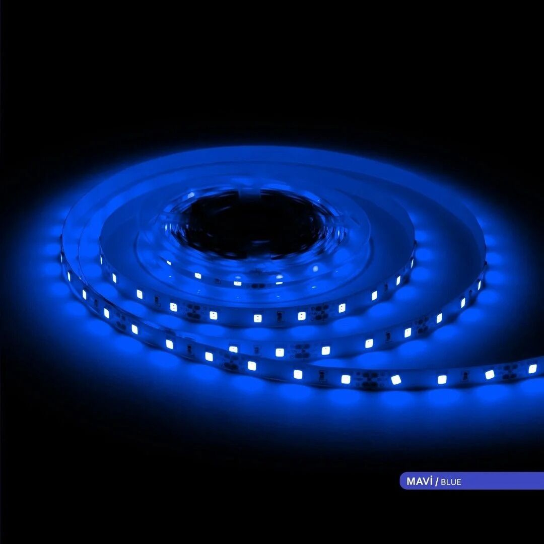 ACK AS01-00806 12V 7W/m 4040 Mavi Şerit LED