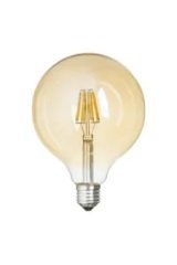 Kendal K2 Flamanlı 6W G95 2700K Amber Işık Rustik Ampul