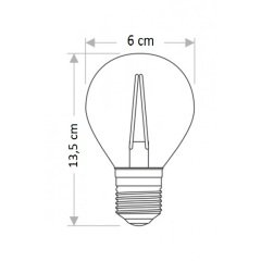 Ledera EA-3207 4W 3000K 360 Lümen Rustik Led Ampul