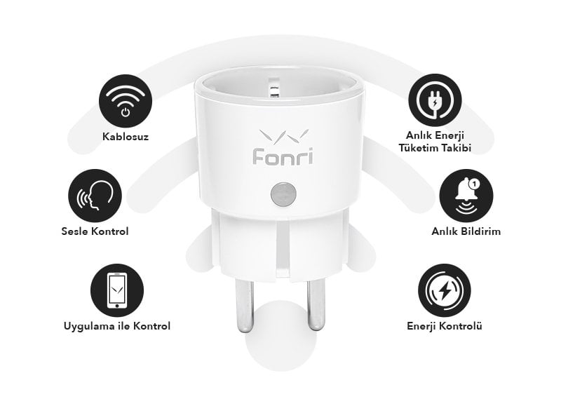 Fonri NAS-WR01W Akıllı Priz