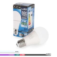 ACK AA14-20923 9W 12V-48V LED Ampul 6500K Beyaz Işık