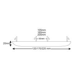 ACK AP10-02430 24W 6500K Beyaz Çerçevesiz Yuvarlak Ayarlanabilir Sıva Altı LED Panel