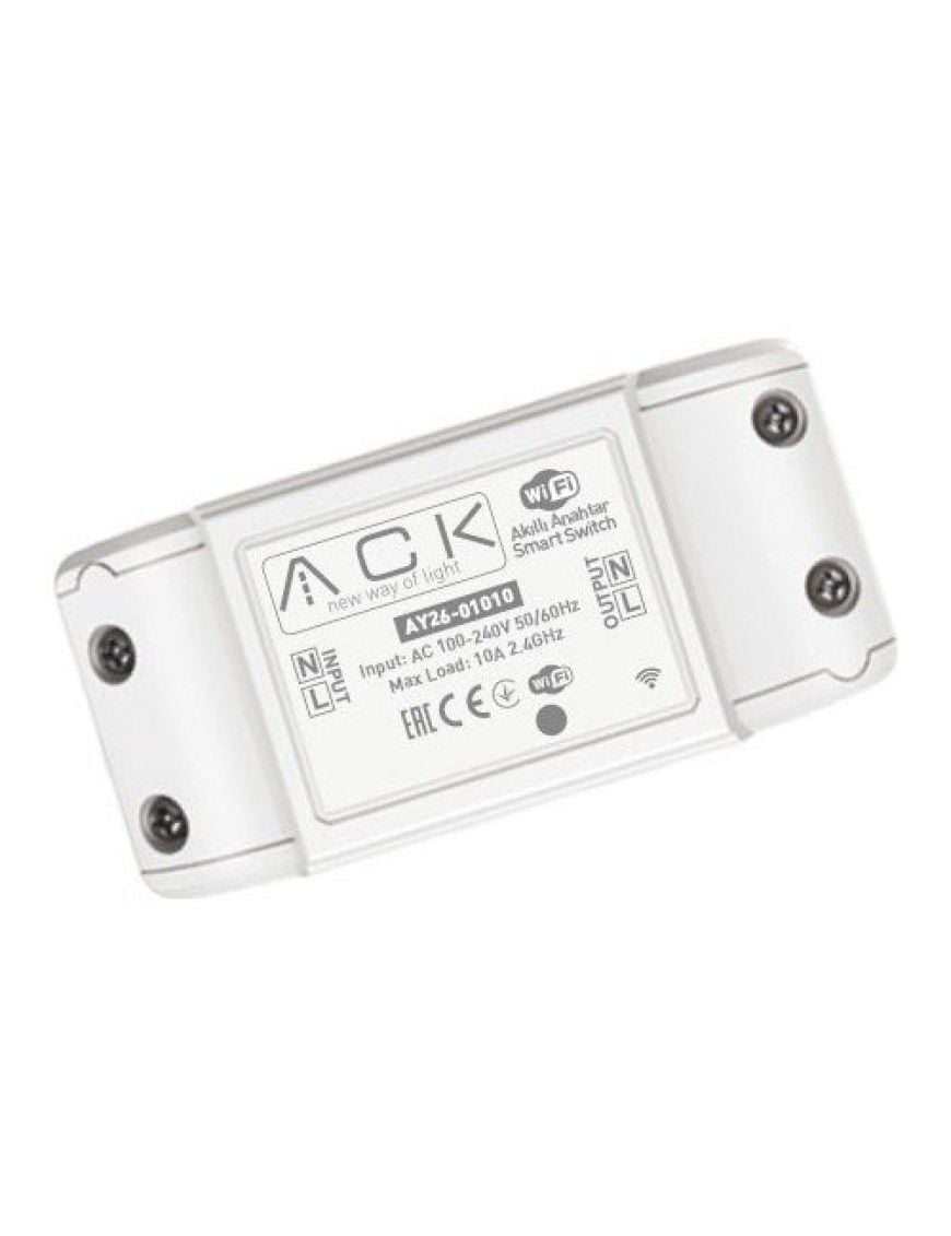 ACK AY26-01010 10A Akıllı Ev Anahtarı Wifi Smart Switch