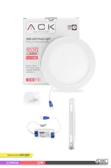 ACK AP03-01200 12W 3000K Sıva Üstü Yuvarlak LED Panel Armatür