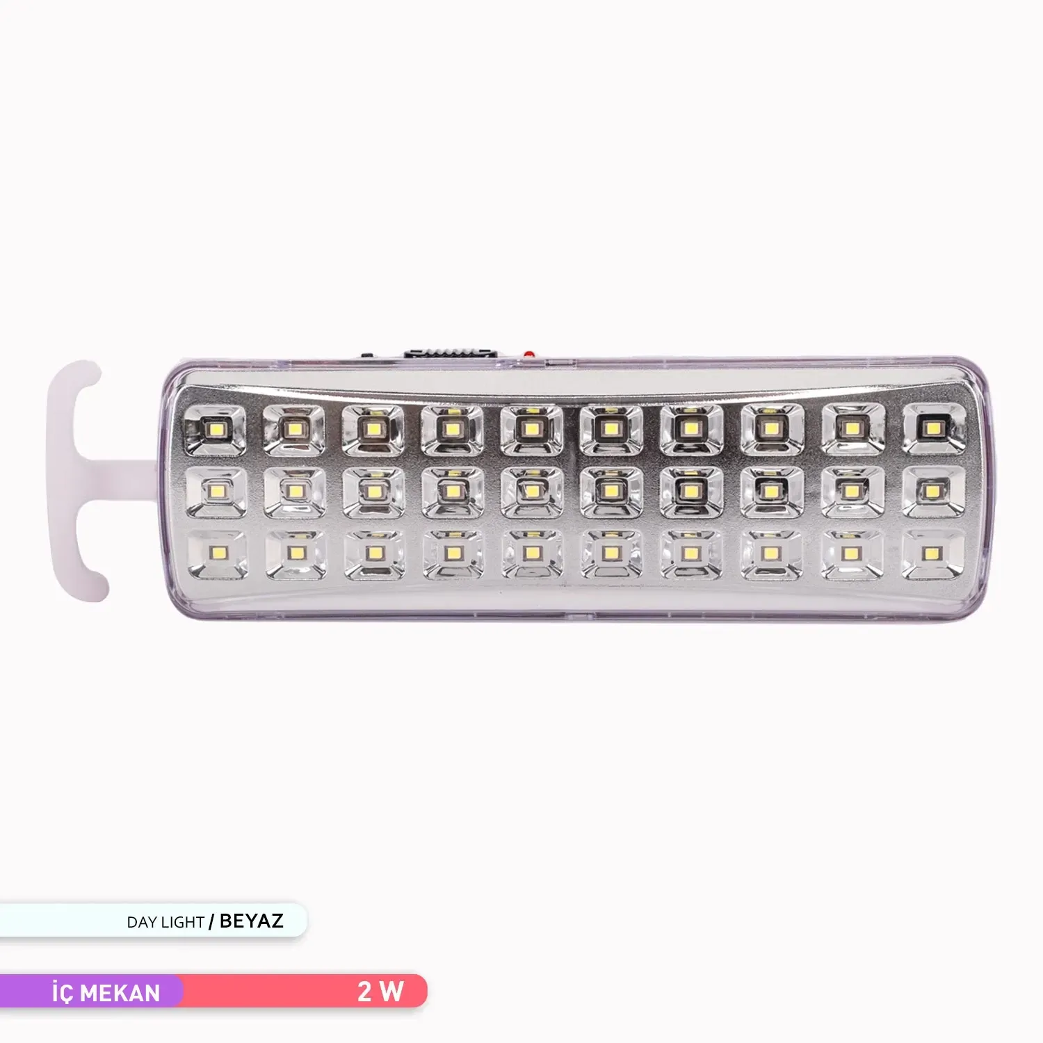 ACK AC01-00130 2W 30 LED’li Şarj Edilebilir Işıldak