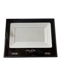 Helios Opto HS-3828 (HS-3813) 100W 12V-24V DC/AC IP66 Su Geçirmez 6500K Beyaz Işık Düşük Voltaj Slim LED Projektör