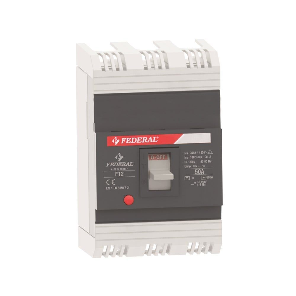 Federal 9AR-TDS43-0160 F12S Sabit 160a 25kA Termik Manyetik Şalter
