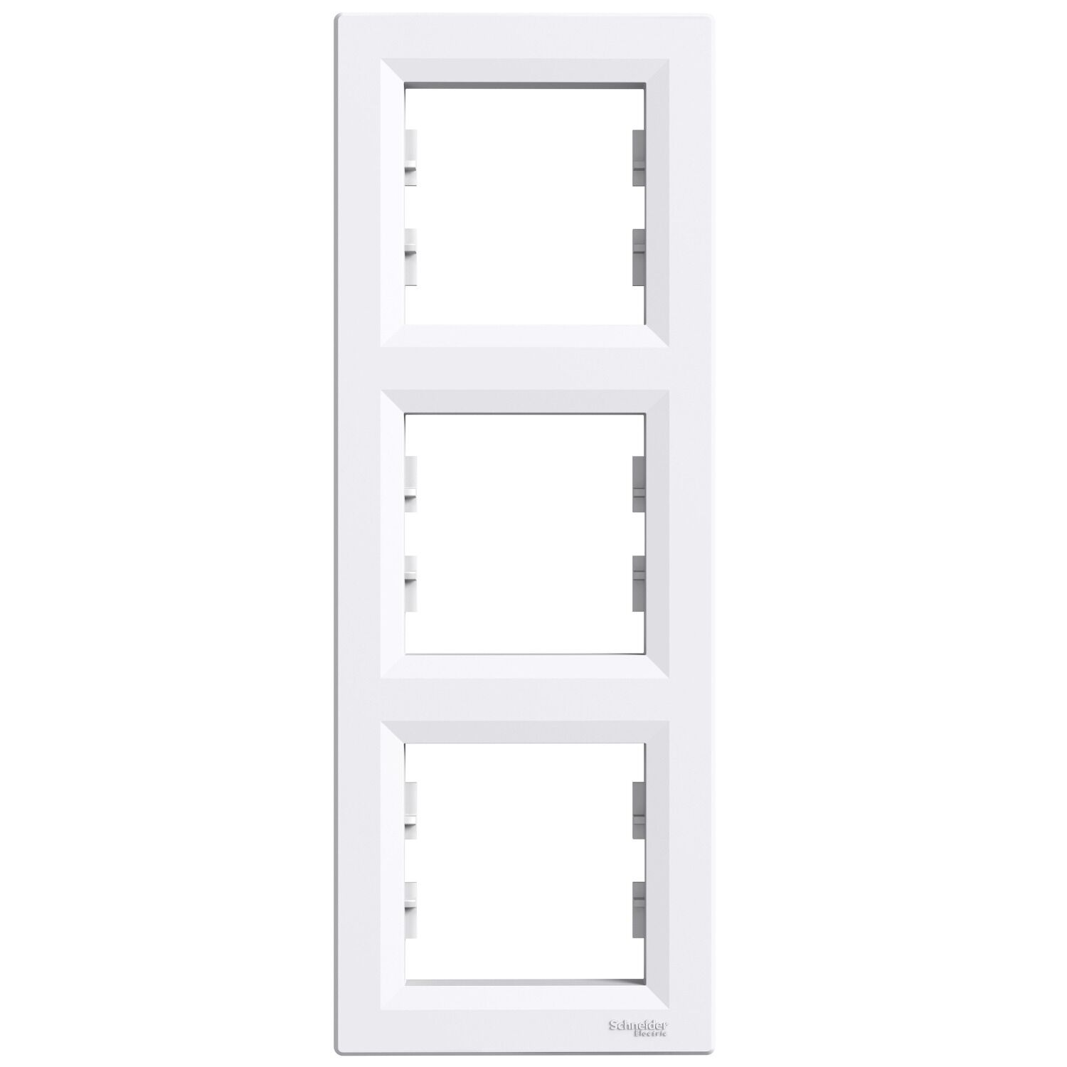 Schneider Asfora EPH5810321 Üçlü Dikey Beyaz Çerçeve