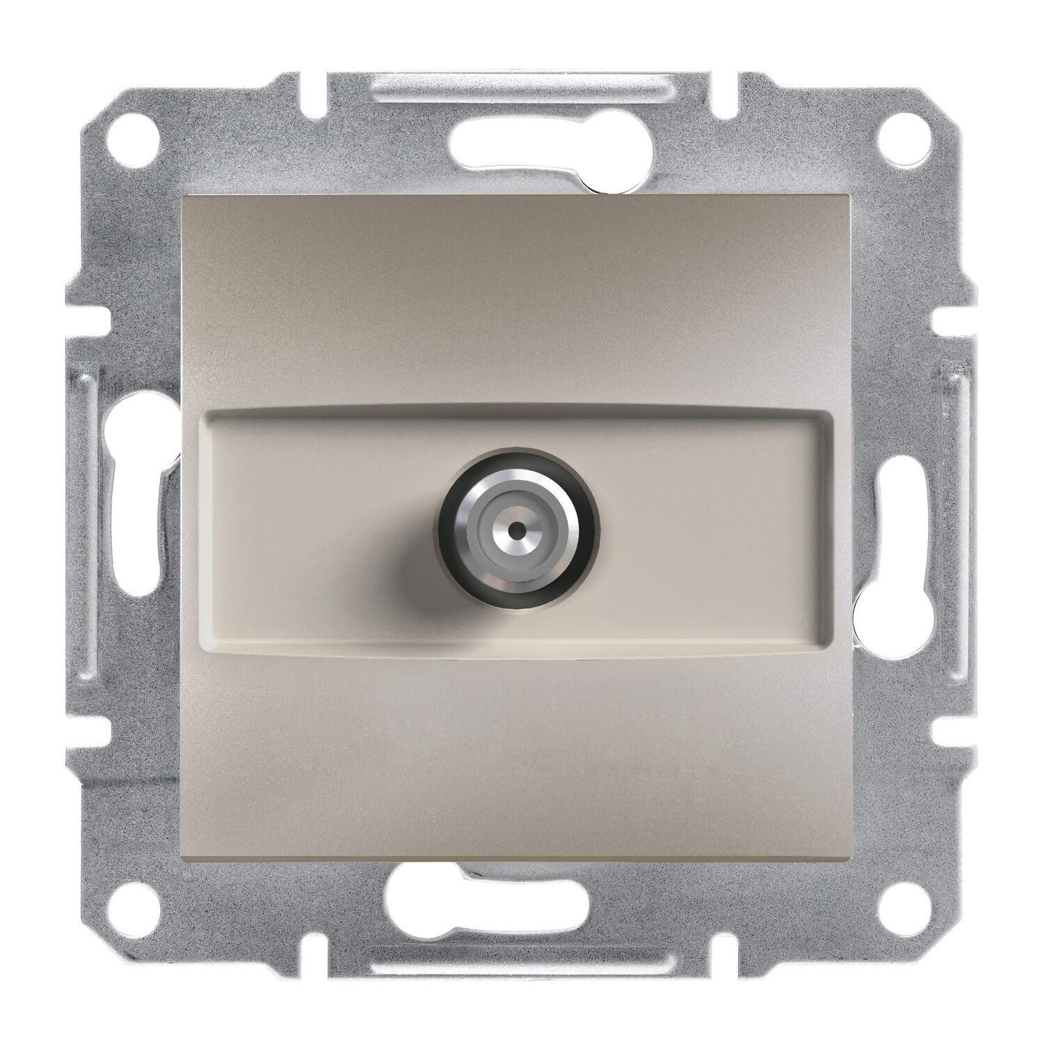 Schneider Asfora EPH3700169 Sonlu SAT 1dB F Tipi Bronz TV Prizi