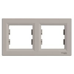 Schneider Asfora EPH5800269 Bronz İkili Çerçeve