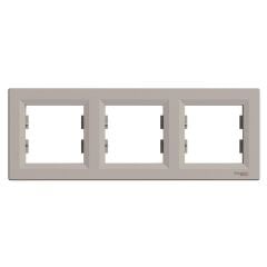 Schneider Asfora EPH5800369 Bronz 3’lü Çerçeve