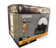 CATA CT-7072 15W 1500 Lümen 3200K Günışığı IP44 Dış Mekan Kristal Başlıklı Işıltı LED Duvar Apliği