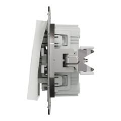 Schneider Asfora EPH0570121 Permütatör Beyaz Şık ve Dayanıklı Ara Anahtar
