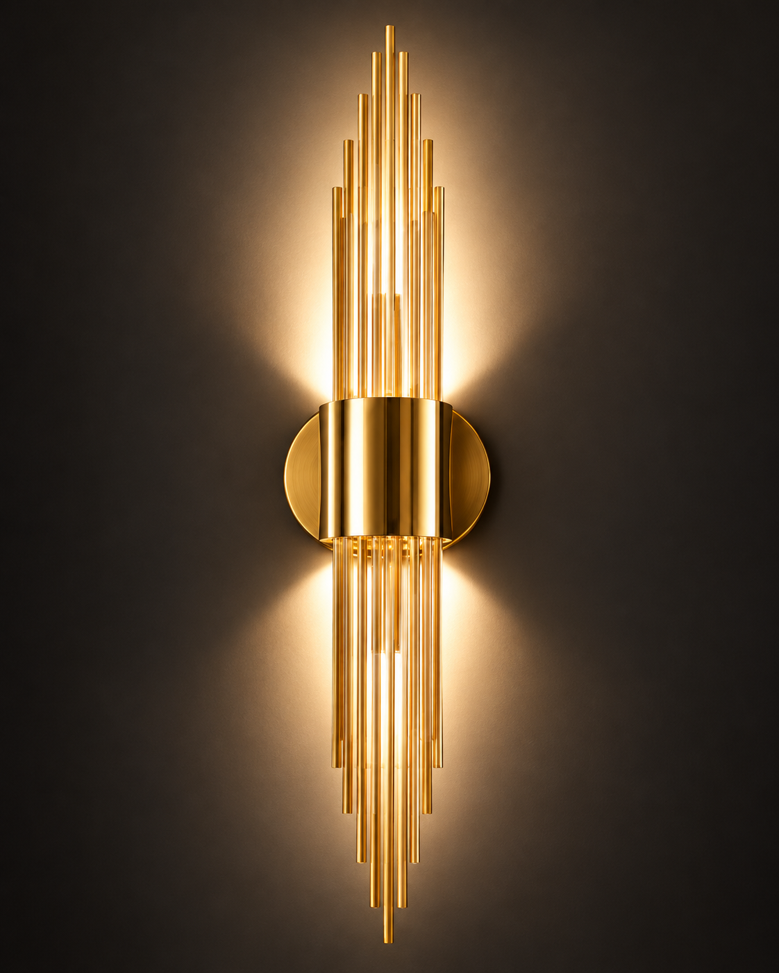 Büyükalpler Tel Gold 6W 3000K Günışığı Hem Pilli Hem Elektrikli Modern LED Duvar Apliği