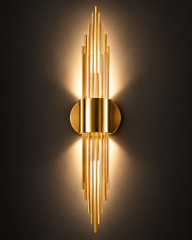 Büyükalpler Tel Gold 6W 3000K Günışığı Hem Pilli Hem Elektrikli Modern LED Duvar Apliği