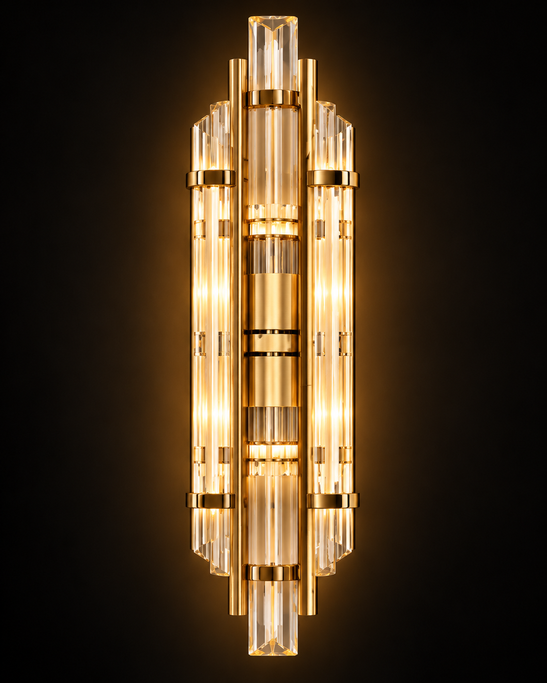 Büyükalpler Short Gold 15W 3000K Günışığı Hem Pilli Hem Elektrikli Modern LED Duvar Apliği
