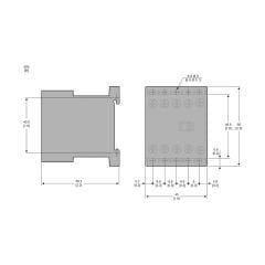 Schneider LC1K1201M7 TeSys K Kontaktör 3P 12A 220-230V AC Bobin