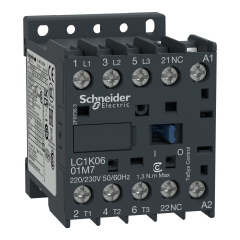 Schneider LC1K1601M7 TeSys K Kontaktör 3P 16A 220-230V AC Bobin